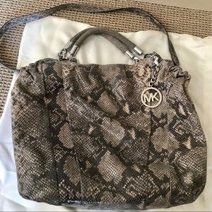 Michael Kors Snake print Shoulder Bag